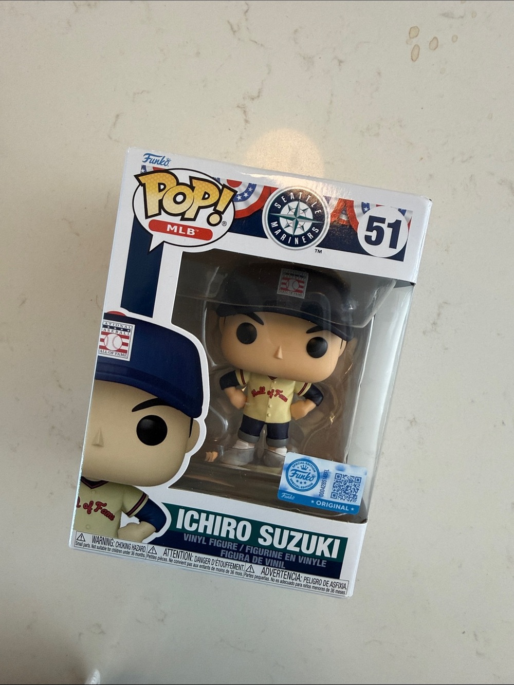 Funko Ichiro Suzuki Vinyl Figure - Navy, Cream, Green Accents